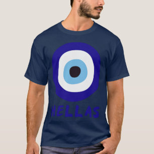 Camiseta Ojo Turco Mal de Ojo Azul Marino para Hombres