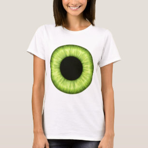 Camiseta Ojo verde espeluznante de Halloween