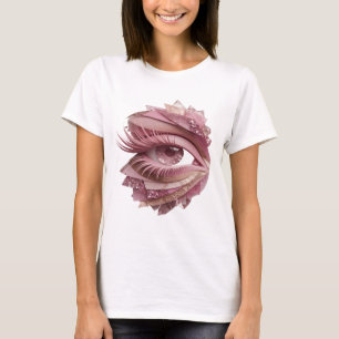 Camiseta Ojo Vibrante Plateado DEL MUNDO DE LA BELLEZA Impr