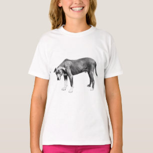 Camiseta Ojos amables - Perfil canino serio