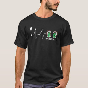 Camiseta Ojos Anime Ojos Olas De ECG Latidos, Estética Kawa