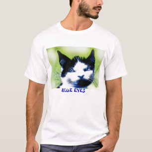 CAMISETA OJOS AZULES EL GATO