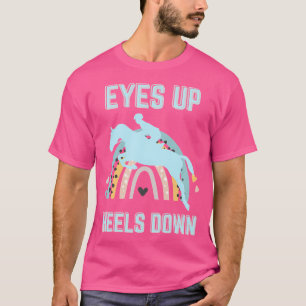 Camiseta Ojos boca abajo - Divertido paseo a caballo