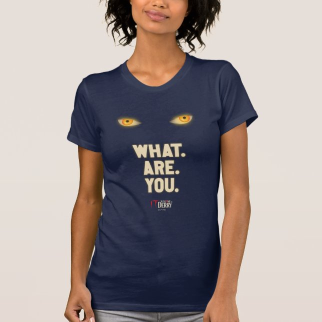 Camiseta Ojos brillantes: "¿Qué? ¿Tú?" (Anverso)