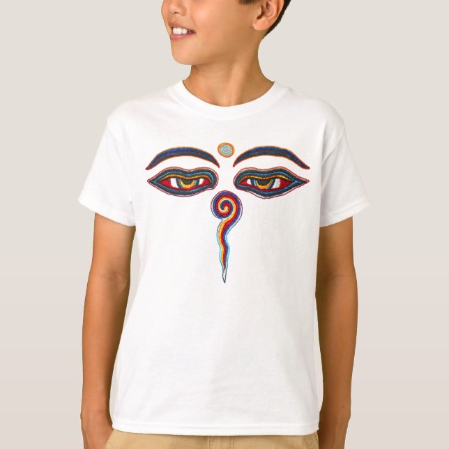 Camiseta Ojos De Buda / Augen der Weisheit (Anverso)