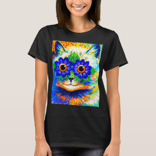 Camiseta Ojos de flor de gato