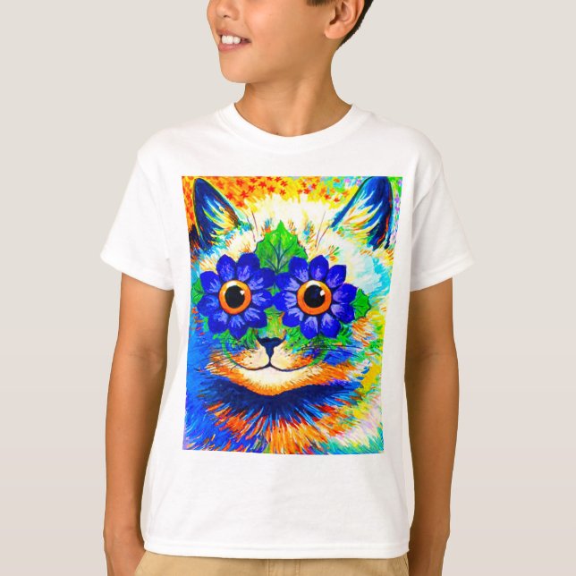 Camiseta Ojos de flor de gato (Anverso)