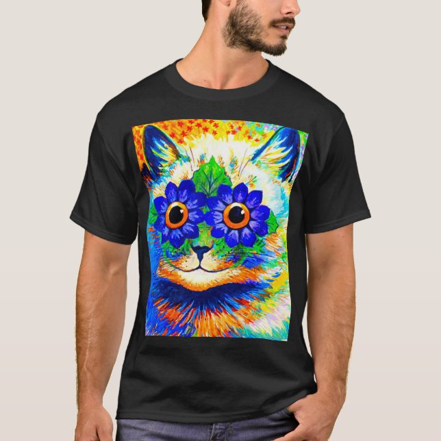 Camiseta Ojos de flor de gato (Anverso)