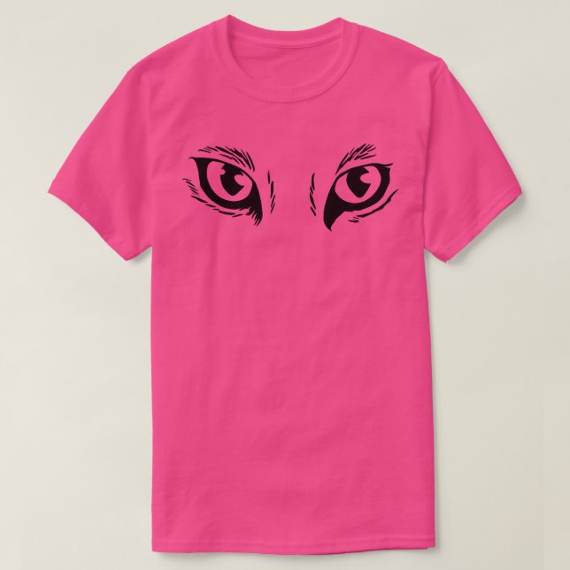 Camiseta Ojos de gato (Diseño del anverso)