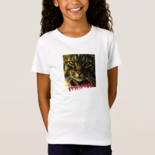 Camiseta Ojos de gato hipnotizante de cara animal