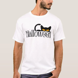 Camiseta Ojos de gato misteriosos de Halloween