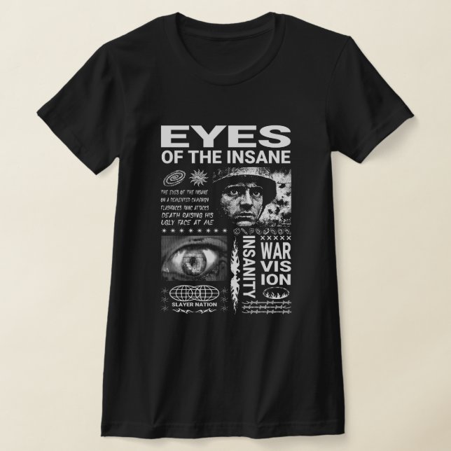 Camiseta Ojos de los dementes - Visión de guerra fuertement (Distribución)