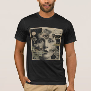 Camiseta Ojos del Arcano — Arte Gótico Refinado