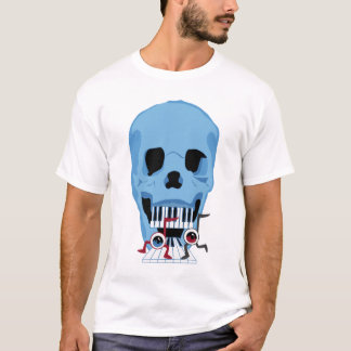 Camiseta Ojos del cráneo y de la nota musical