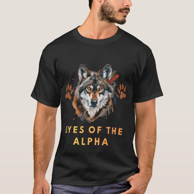 Camiseta Ojos del Lobo Alfa (Anverso)