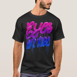 Camiseta Ojos del Orgullo Gay Sobre Mí Bandera Bisexual LGB