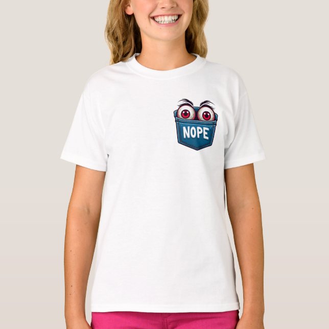 Camiseta Ojos en el bolsillo (Anverso)