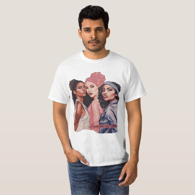 Camiseta Ojos en el premio (Anverso completo)