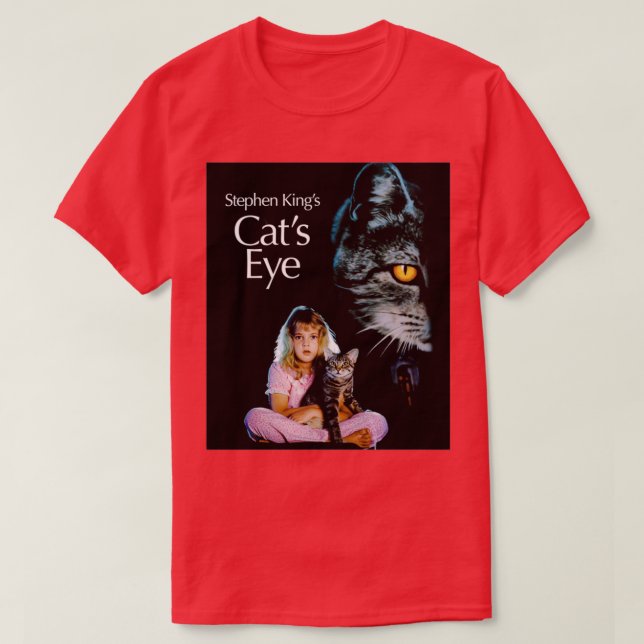 Camiseta Ojos gatos 1985 Lewis Teague (Diseño del anverso)