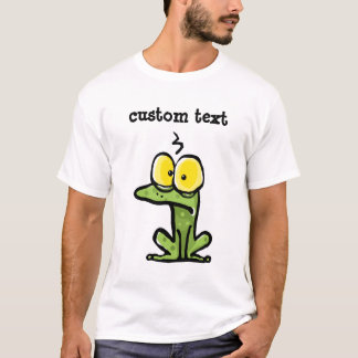 Camiseta Ojos grandes del sapo divertido de encargo del
