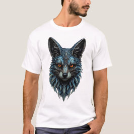 Camiseta Ojos naranjas, piel fresca: El zorro deslumbrante.