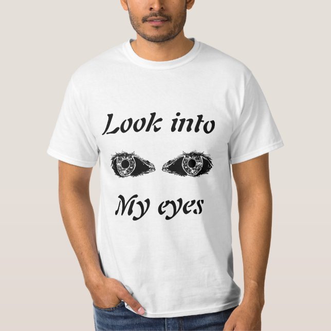 Camiseta Ojos negros  (Anverso)