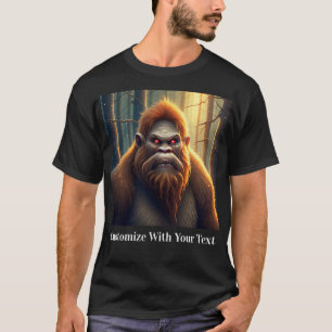 Camiseta Ojos rojos de Bigfoot Night Woods