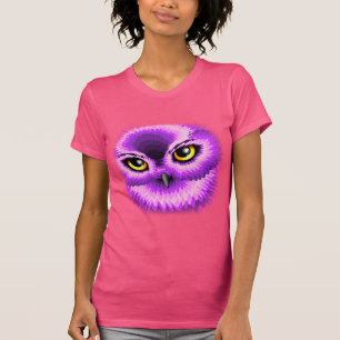 Camiseta Ojos rosados del búho