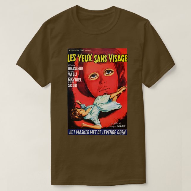 Camiseta Ojos sin cara (Diseño del anverso)