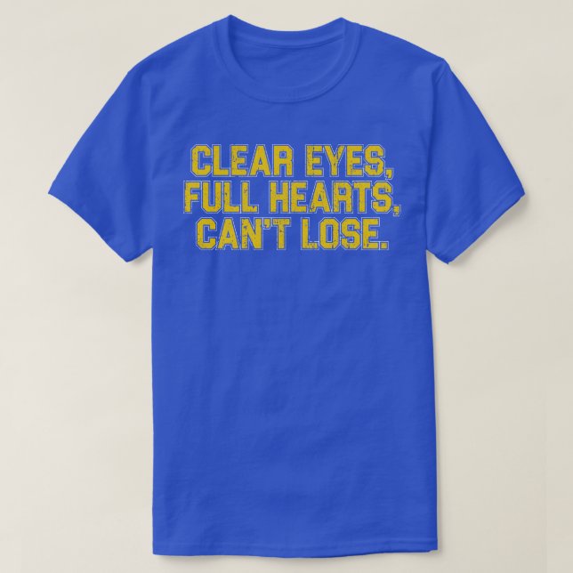 Camiseta Ojos transparentes Corazón completo no puede perde (Diseño del anverso)