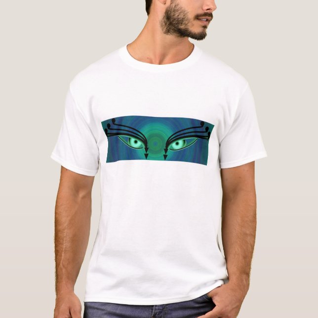 Camiseta Ojos verdes (Anverso)