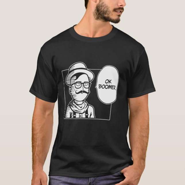 Camiseta Ok Boomer Saitama anime manga meme divertido (Anverso)