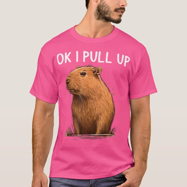 Camiseta Ok, Extraigo Capibara Funny Para Las Mujeres (Anverso)