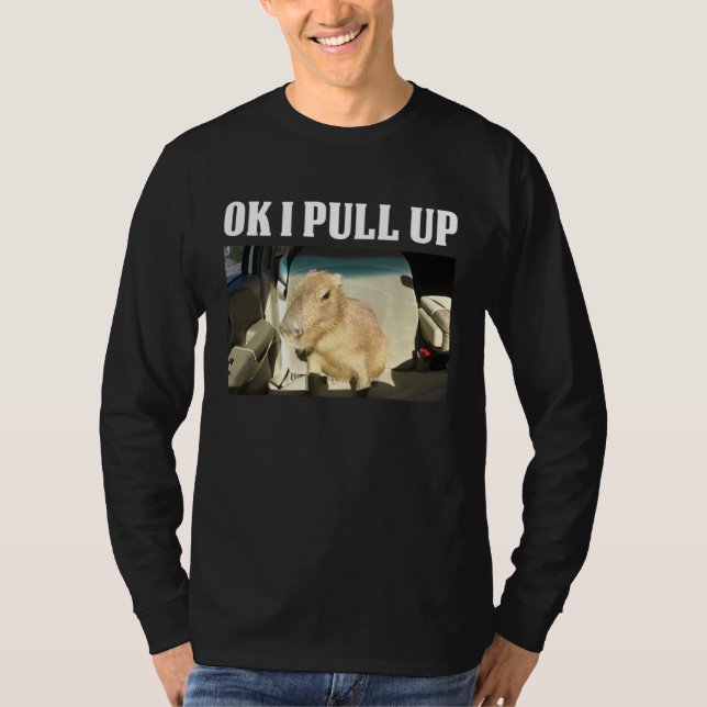 Camiseta Ok I Pull Up Capybara (Anverso)