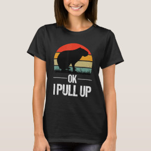 Camiseta Ok Llego Capybara Retro Vintage Ok Llego C