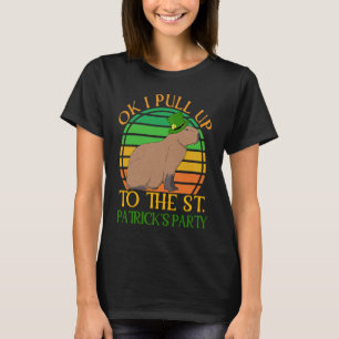 Camiseta Ok, Me Retiro El Meme De Capibara St Patricks Day