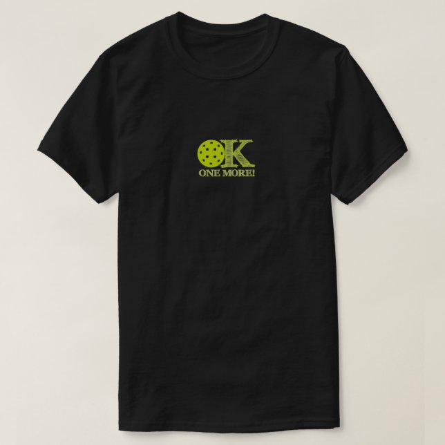 Camiseta OK ONE MORE V3 Pickleball (Diseño del anverso)