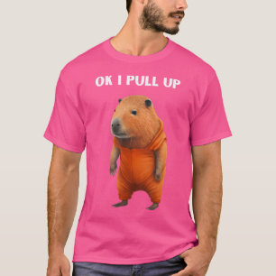 Camiseta Ok, Tiendo De Un Capibara Gracioso