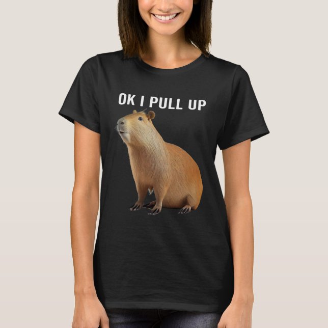 Camiseta Ok, Tiro Capybaras Capybara (Anverso)