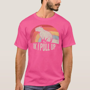 Camiseta Ok, Tiro hacia Arriba, Capybara Capybara Funny