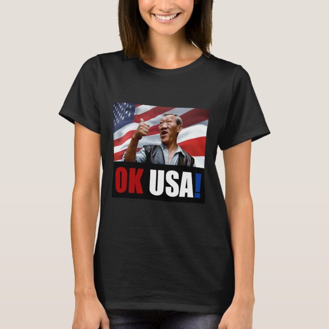 Camiseta Ok Usa! Bloodsport 80's Movie  (Anverso)