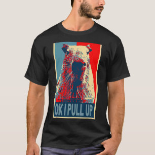 Camiseta ok, yo levanto la cosecha retro de Meme Cute