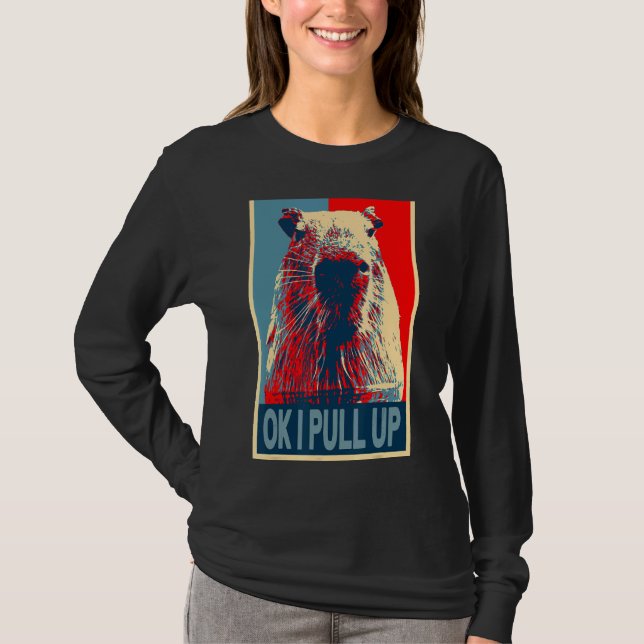 Camiseta ok, yo levanto la cosecha retro de Meme Cute (Anverso)