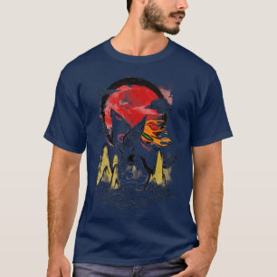 Camiseta Okami Tinta Japonesa Hermosa Videojuego de Lobo Es