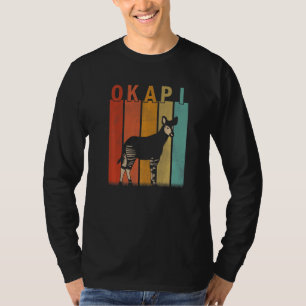 Camiseta Okapi Afligido Hombres Mujeres Niño Okapi Retro Li