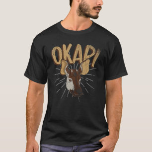 Camiseta Okapi Africa Safari Animal Cute Okapi