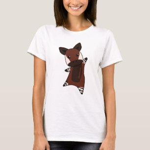 Camiseta Okapi Cute Forest Giraffe Zebra Giraffes Animal
