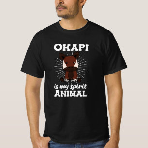 Camiseta Okapi es mi animal espiritual - Los okapis son ama