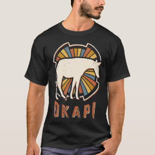 Camiseta Okapi Vintage Classic Retro Animal Love