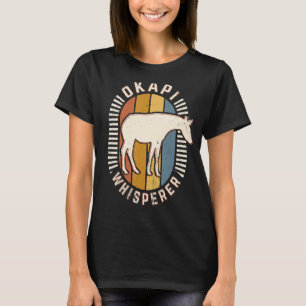 Camiseta Okapi Whisperer Vintage Classic Retro Amor animal